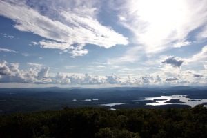 View of Lake Winnisquam from Red Hill Trail